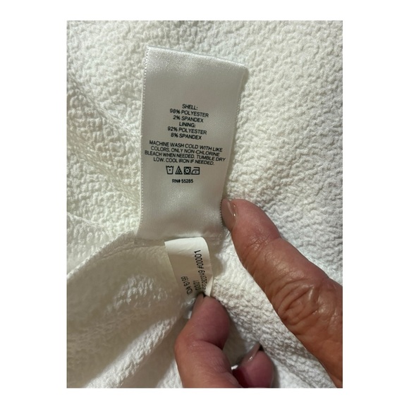 Express White Ruffled Mini Dress - Picture 8 of 8